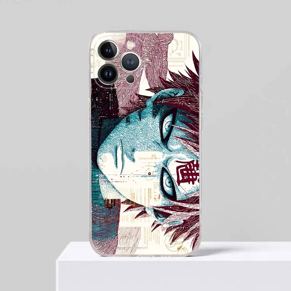 Anime Cartoon G-Gaara Phone Case For IPhone 17 16 15 Plus 14 13 Mini 12 11 Pro Max Soft Shell Cover