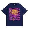 Funny Cute Coffee Ballerina Cappuccino T Shirt Fashion Kawaii Vintage Cartoon T-shirts Men Women Oversized Casual Cotton T-shirt