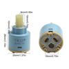 Ceramic Disc Cartridge Mixer Faucet Thermostatic Cartridge Faucet Disc Valve Pp Plastic Ceramic Cartridges For Mixer 35/40Mm