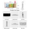 Projection Alarm Clock Digital Mirror Clocks with 180 degrees  Rotatable Projector RGB Color Digital LED Display 6   Display Brightness Dual Alarm