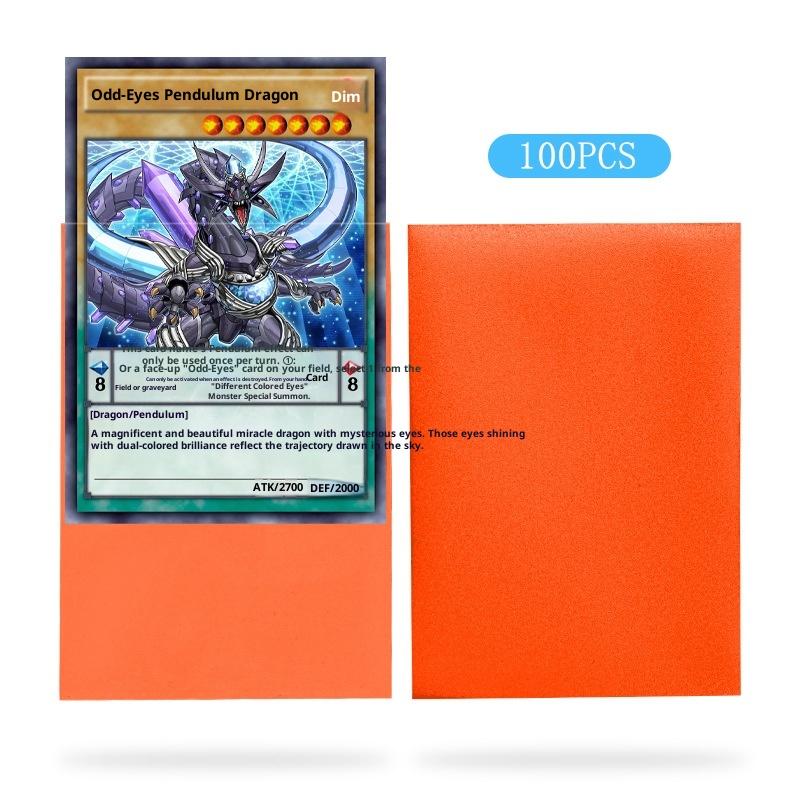 100 ks prémiových obalů na karty Matné obaly na karty Kompatibilní s Mtg Pokemon Trading Cards a Sport Standardní velikost deskové hry
