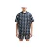 Moncler Pixel Check Effect Logo Printed Short Sleeve Shirt Men shirts Colorful J20912F00007597YJS90
