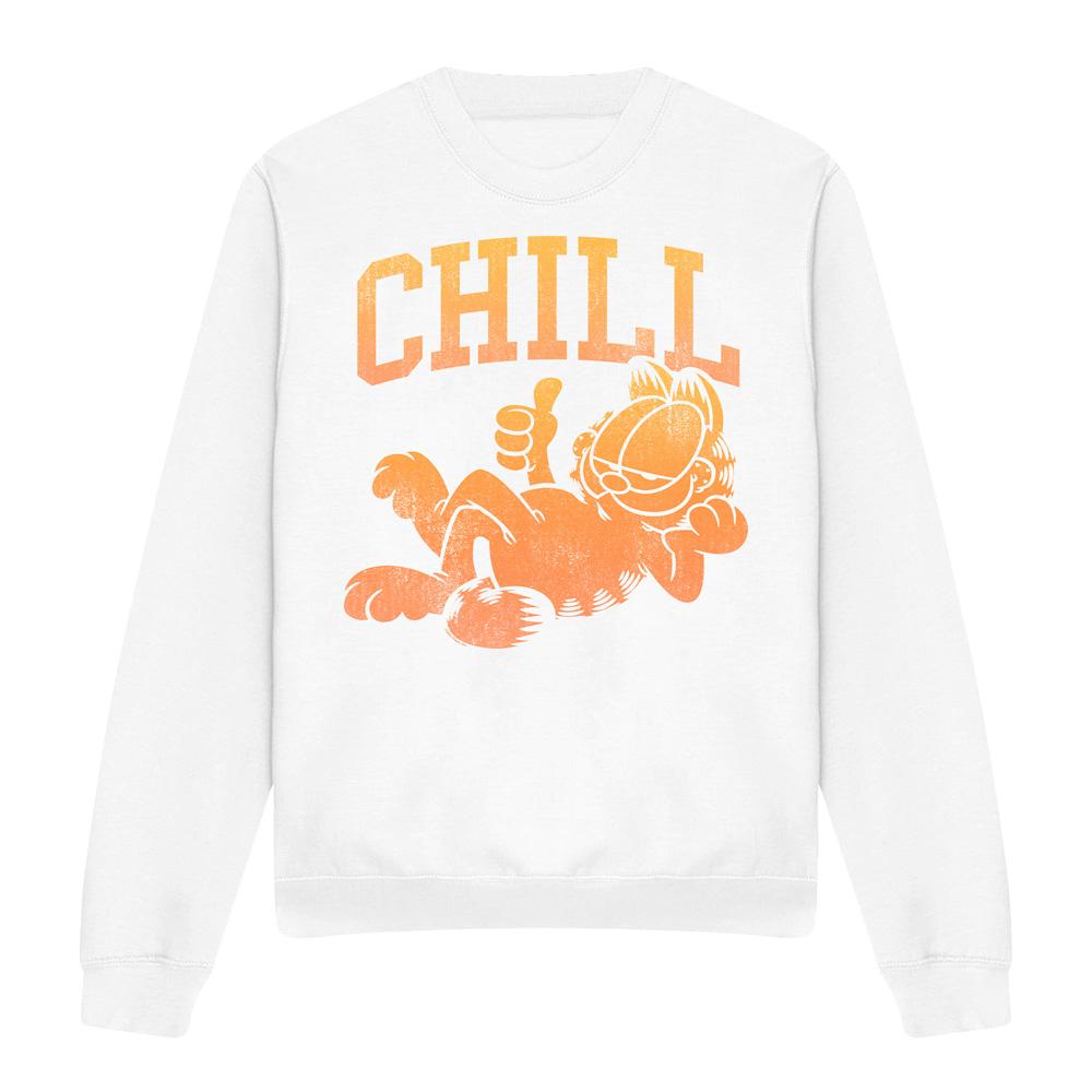 Garfield Unisex Adult Chill Neon Sweatshirt