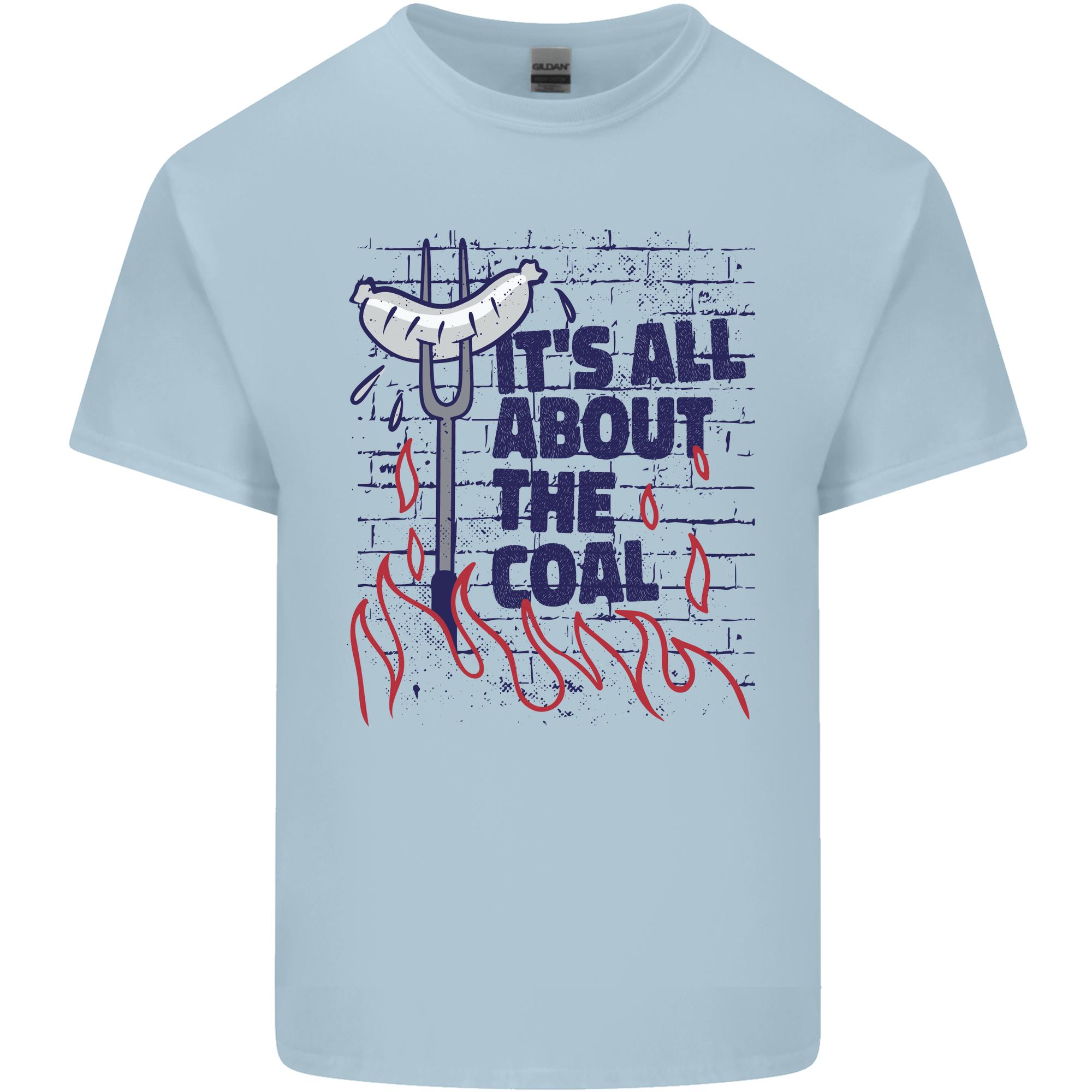 Its All About the Coal Funny BBQ Grill Unisexs Light Cotton TShirt S