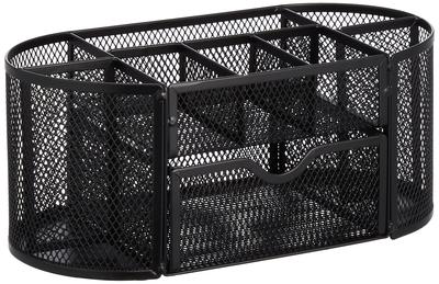 AmazonBasics Accessory Storage Desk Mesh Office Organizer 23.5 X 11.5 X 10cm Black