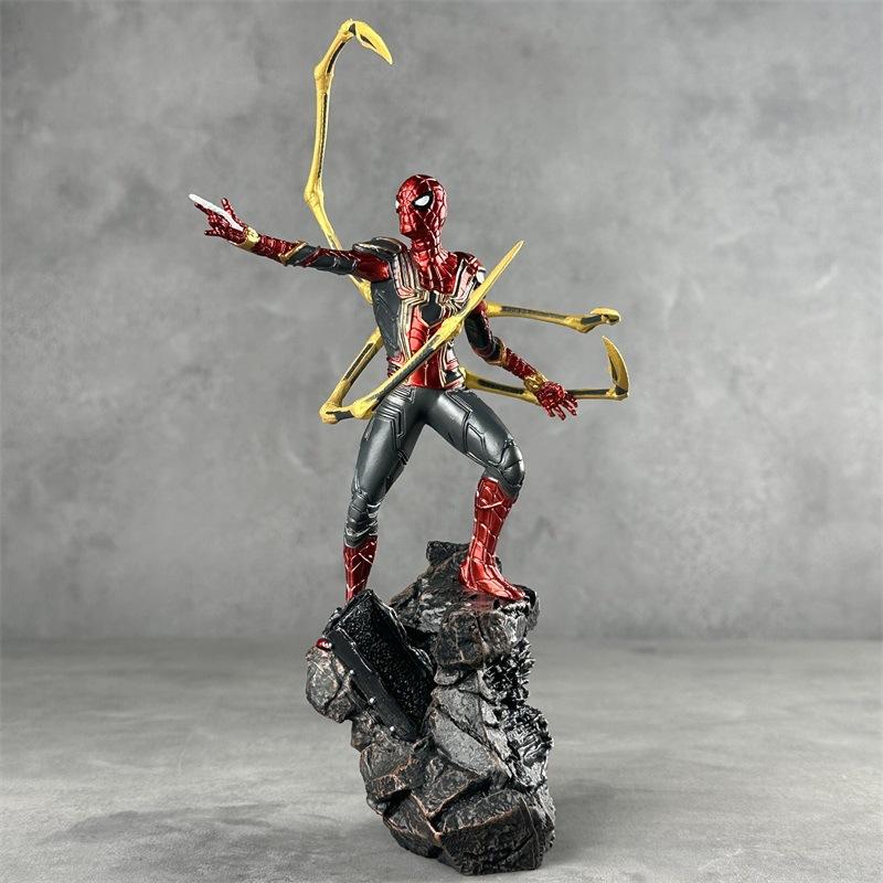 

Marvel Spider-Man No Way Home Iron Spider Suit Figure 2 Poses Optional Collectible Model