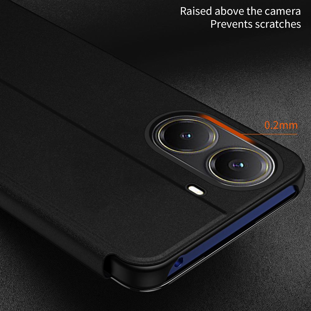 For Xiaomi Poco X7 Pro 5G/Redmi Turbo 4 5G Case View Window Stand Leather Flip Phone Cover