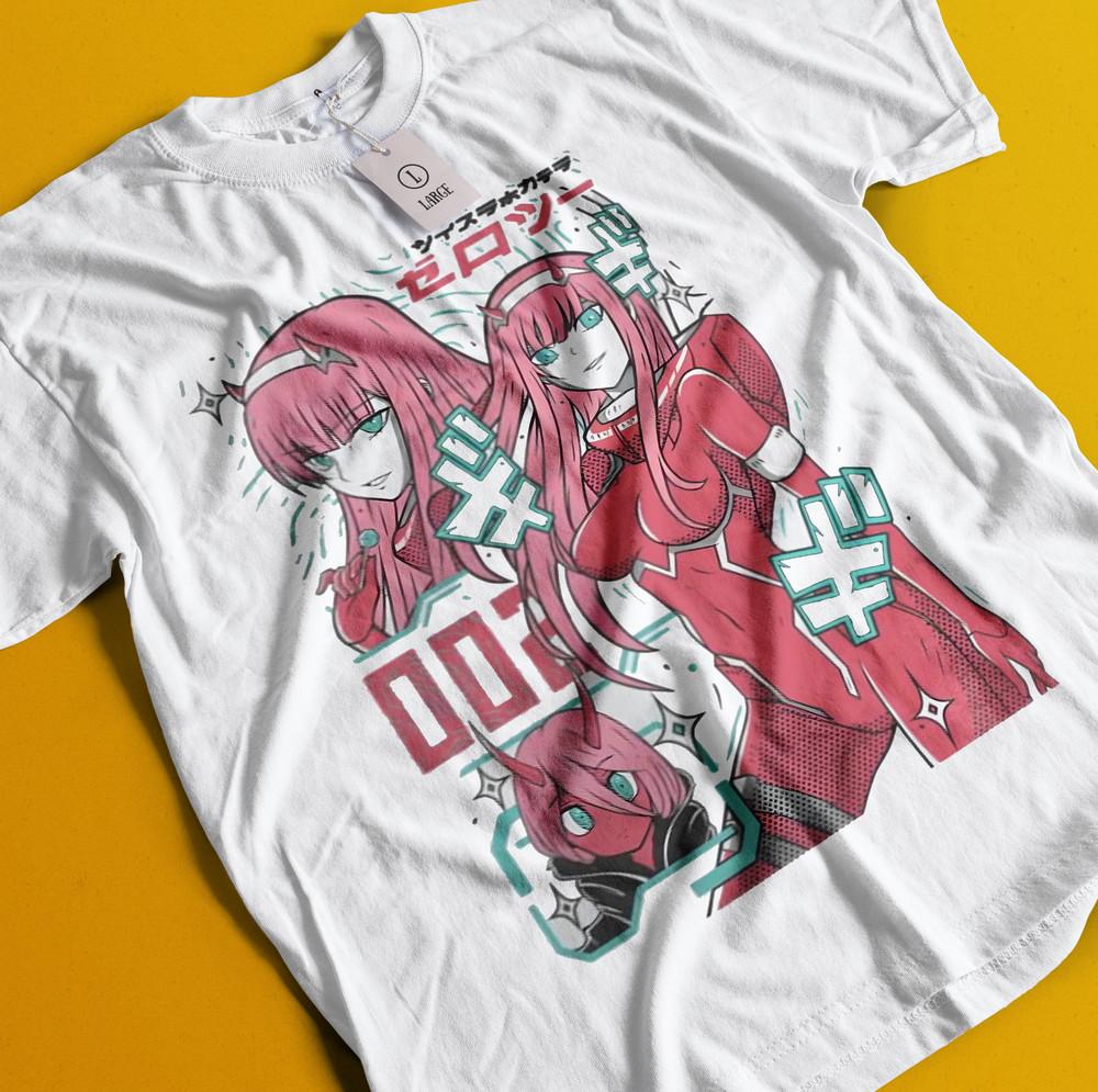 

Zero Two, Darling in the Franxx new T shirt,Manga,Anime,Tumblr,Waifu,Kawaii 4XL
