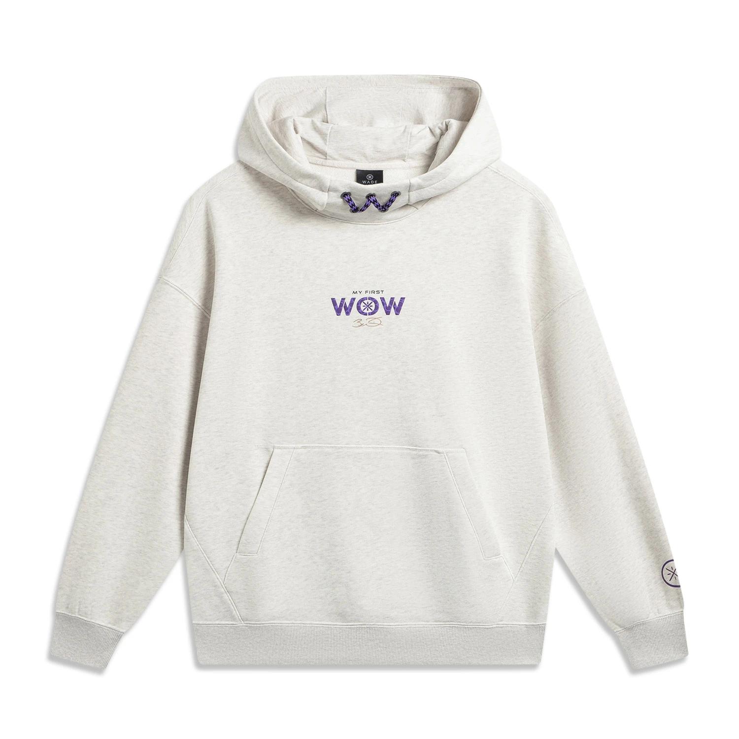 Li-Ning Wade Series Simple Letter Back Loose Sweatshirt Men sweatshirt AWDW015-4 M