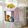 Breathable Mesh Bird Hanging Bed Bite Resistant Parrot House Multi-functional Bird Nest  Sparrows