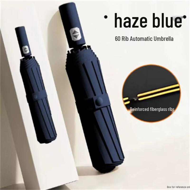 Automatic Black-Coated UV-Protective Dual-Purpose Umbrella