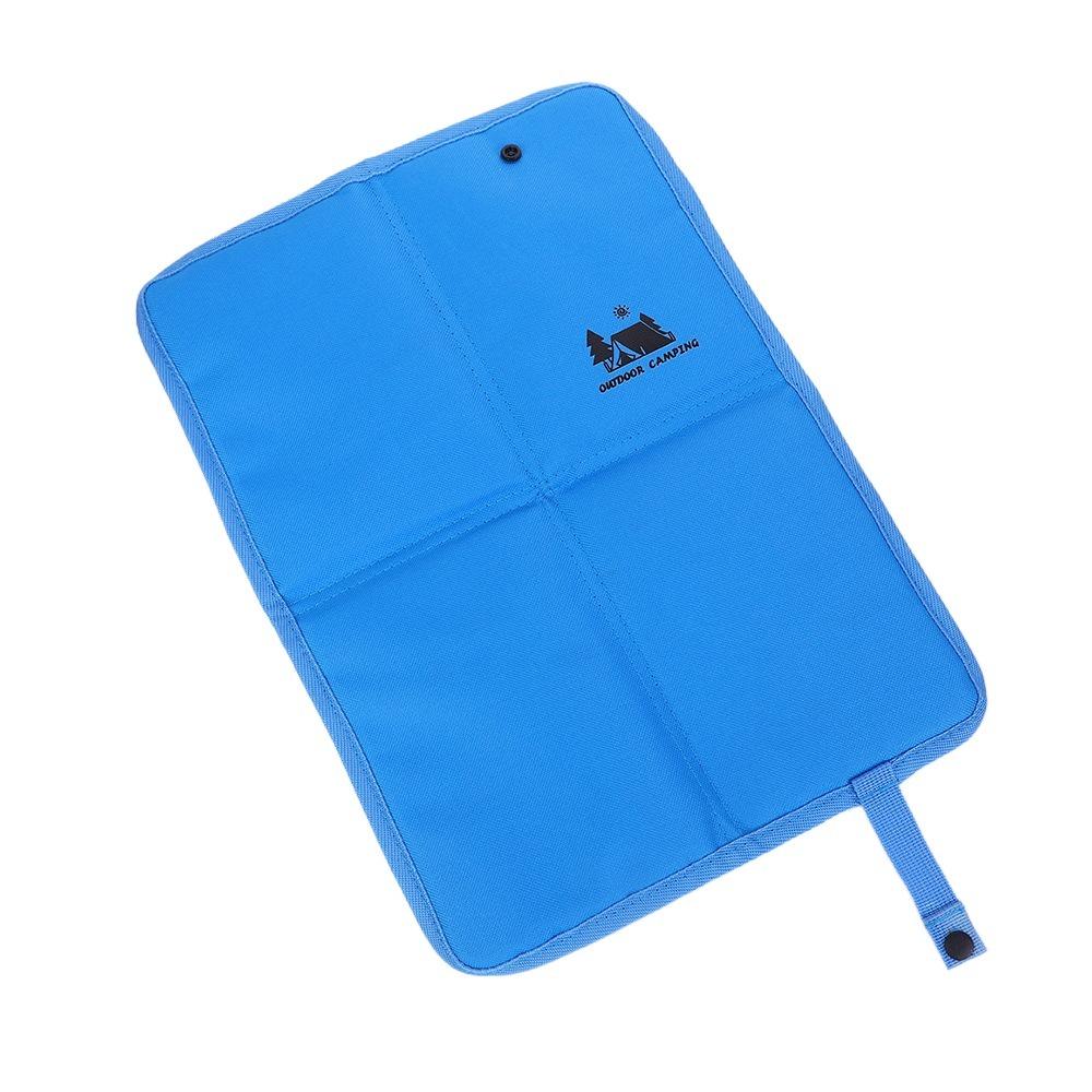 

Moisture-proof Seat Cushion Oxford Cloth Camping Mat Sit Pad Picnic Mat Beach синий