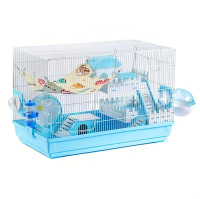 Hamster Mewfotrey Cușcă mare mare pentru creșterea animalelor mici 10 buc. plasă de sârmă Guineea Golden King Ursuleț mic blocare de evacuare inclusă cușcă, 60 cm, cușcă, cușcă,