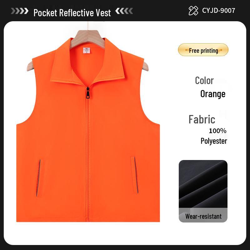 Customized Volunteer & Guide Vests with Logo for Supermarkets & Storage Activities