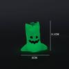 Mini Halloween Luminous Ornaments Set Pumpkins Ghosts Bat Desktop Resin Ornament for Home Car Miniature Halloween Decoration