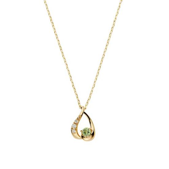 

Necklace August Birthstone K10 Yellow Gold Birthday Stone AJVN147440PD [Vendome Aoyama] [Official] (Peridot)