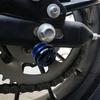 PEDAPENG For SV650 SV650X 2025 Motorcycle CNC Aluminum Alloy Rear Bracket Hook Bolts Left
