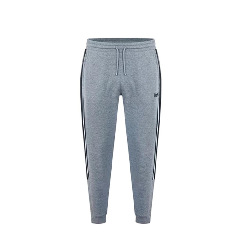 Lonsdale Mens Logo Ribbed Cuff Slim Joggers