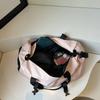 Large Capacity Sports Fitness Bag Separation Shoes Bags Shoulder Bag Plaid Storage Travel Bag