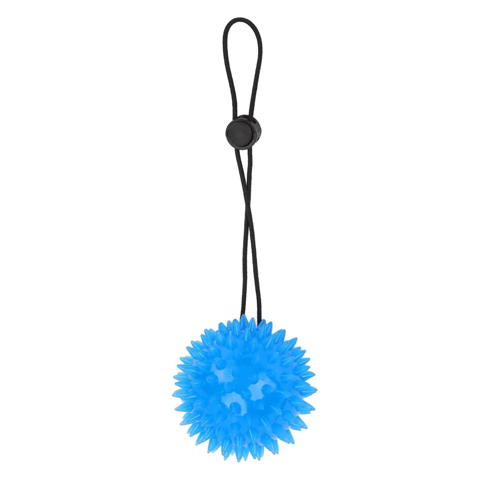 

Массажный мяч Spike с синим шнурком, мягкий мяч для тренировки пальцев, устройство для реабилитации