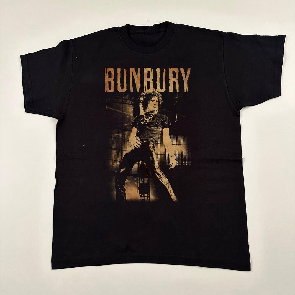 

Vtg Enrique Bunbury Black Shirt Unisex Concert S to 5XL Unisex T-Shirt XXXXL