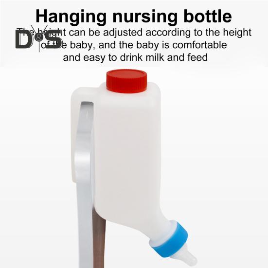 1/2/3/5 Pezzi Biberon per Latte di Agnello con Manico Ergonomico Senza BPA Marcature di Misura Chiare Grande Capacità Biberon per Latte di Capra