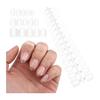 Ifundom Nail Tips, Short Oval, 120 Pieces, Short False Nails, Transparent, Very Short, Clear, For Practice, Art Tips, Full Coverage, False Nails,