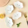 Ceramic Cute Clouds Dipping Sauce Dish Hot Pot Tableware Seasoning Dishes Salad Bowl Kitchen Soy Vinegar Snake Dessert Plate