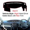 Car Dashboard Cover Non Slip Pad For Ssangyong Rodius 2007 - 2018 Auto Car Dash Mat Sun Shade Pad Anti-UV Cushion