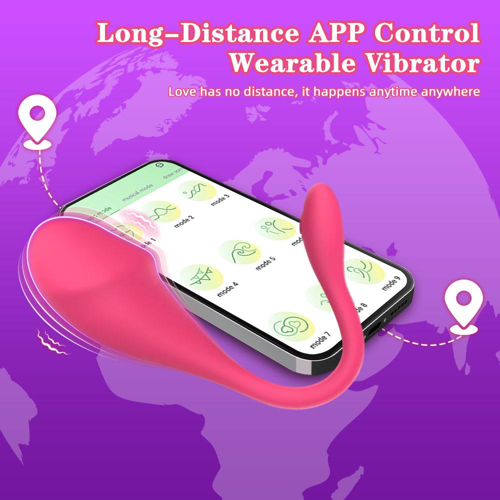 APP Control G Spot Dildo Vibrator for Women Wireless Bluetooth Clitoris Stimulator Female Wearable Love Egg Adult Sex Toys Sexy