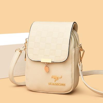 New Style of Women's Mobile Phone Bag Embossed One-shoulder Crossbody Bag Middle-aged Mother Summer Change Bag Trendy