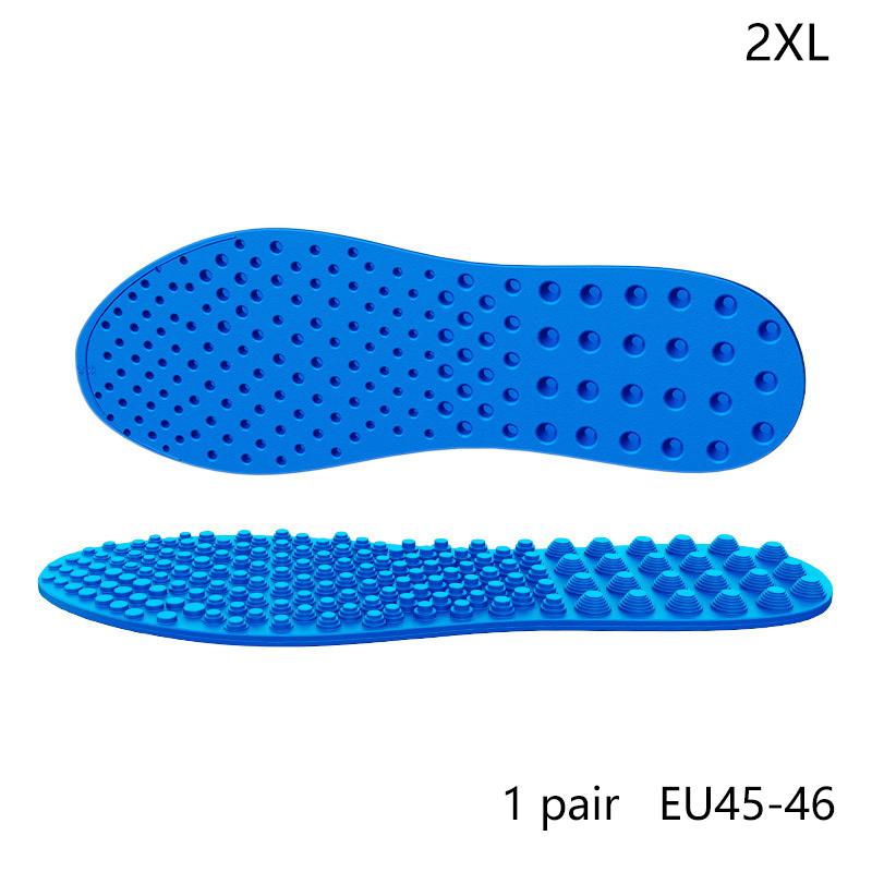 1Pair Massage Insoles For Feet Comfort Shock Absorption Shoes Insole Men Women Shoe Sole Soft Acupressure On Foot Shoe Pads