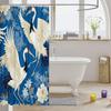 Crane Fabric Shower Curtain Flying Bird Flower Shower Curtain Boys Girls Japanese Crane Painting Bathroom Waterproof Accessori