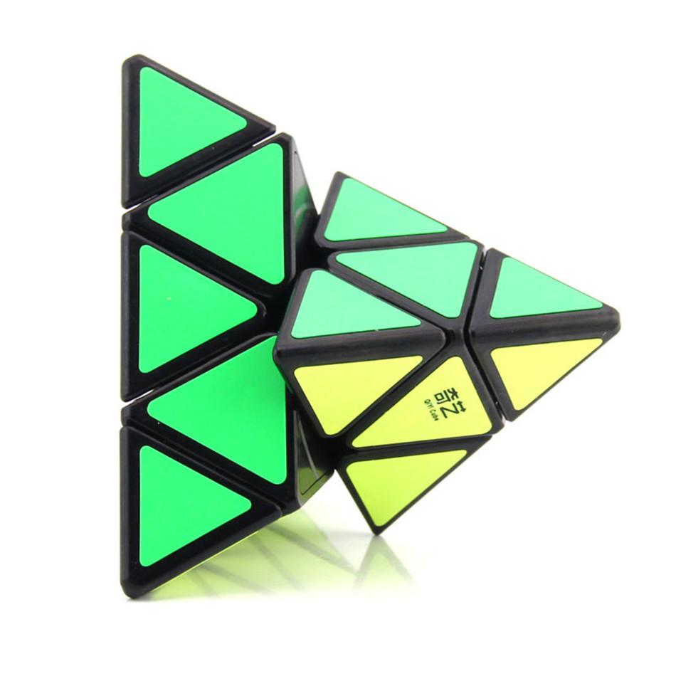 10 Kinds Qiyi 3X3X3 Pyramid Speed Magic Cube Professional Magic Cube Puzzles Colorful Educational Toys For Children