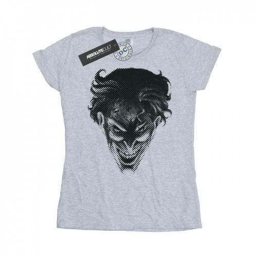 

DC Comics Womens/Ladies The Joker Spot Face Cotton T-Shirt XXL білий