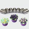 1Pcs Stainless Steel  Tulip Icing Piping Nozzles Pastry Decorating Tips Cake Cupcake Decorator Rose