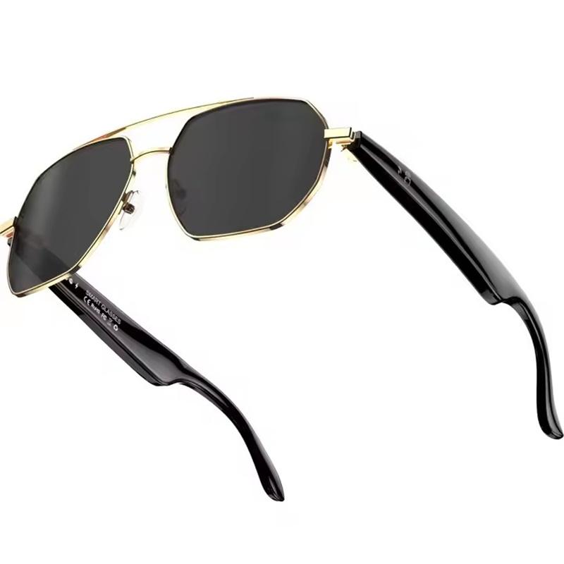 W100C Intelligente KI Übersetzungsbrille Mehrsprachiger Sprachübersetzer Brille BT Anruf Musik Kopfhörer Sonnenbrille Für Männer Frauen