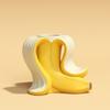 Gypsum Candlestick Silicone Mold Handmade Candle Base Mould Decorative Banana Shape Home Decoration Making Mould