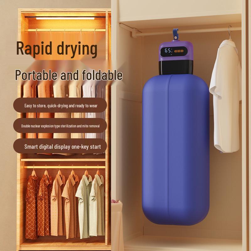 Portable Mini Travel Dryer with Smart Timer
