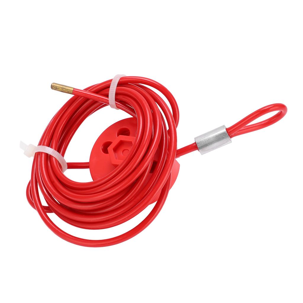 Adjustable Cable Lockout 2meters Lockable Handle Stainless Steel Lockout Tagout Cable Lock