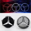 WVQ5 Car Front Logo for Mercedes Benz W166 W176 W204 W207 W212 W218 W245 W251 LED Light Emblem Grille Light Grille Badge Accessories