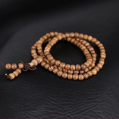NOVÉ Horký výprodej Dřevěné Wenge Tibetské Budhistické Korálky Růženec Náramek Růženec Buddha