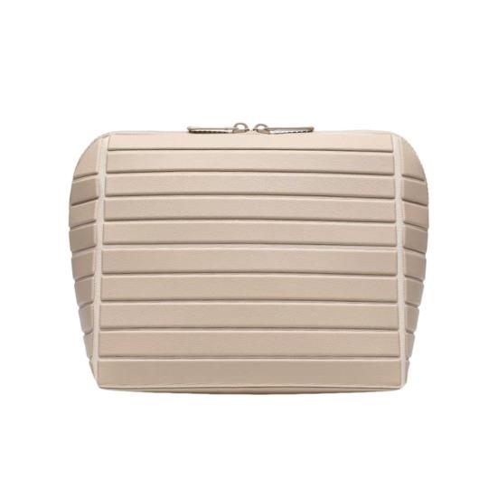 Paralleler Reise-Kosmetiktasche Klappbare Kosmetiktasche Wasserdichter Make-up-Organizer mit herausnehmbarem Trenner zur Aufbewahrung von Hautpflegeprodukten Toilettenartikeln Make-up-Werkzeugen