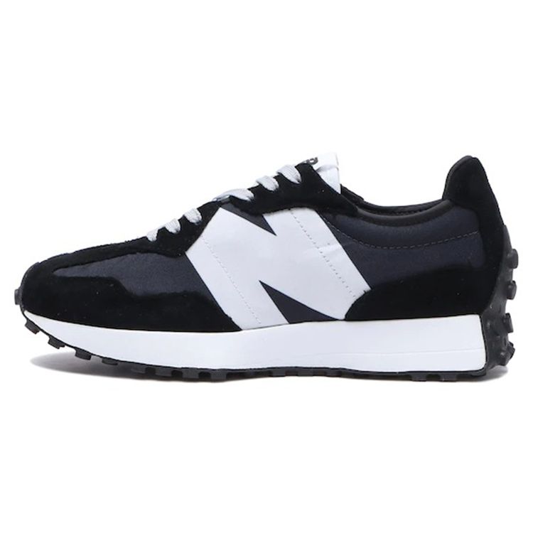 

New Balance Nb 327 Retro Fabric Leather Low Top Casual Running Shoes Unisex Sneakers Black White MS327SAB 42.5