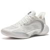 Anta 3 Point Rain 2 Wang Siyu PE Cushioning Slip Resistant Low top Basketball Shoes Men's Papyrus White Sneakers 912421602-2