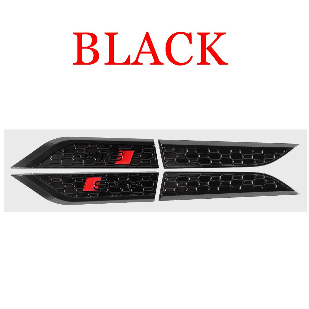 2026 2pcs 3D ABS For AUDI S5 SLINE ABT RS5 Badge Decoration Decal Car Fender Side Wing Emblem Stickers Auto Modification Accessories