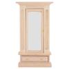 1:12 Puppenhaus Holzschrank mit Spiegel Puppenhausmöbel Schlafzimmer Puppenhaus Dekoration