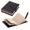 1pc Creative Book Shape PU Leather Earrings Storage Bag Earrings Studs Eadrops Organizer Portable Storage Bag Large Capacity