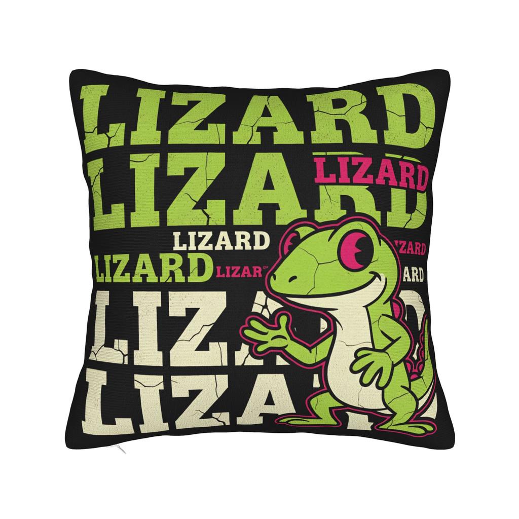 Lizard Meme Pillow Case Funny Pillow Cover Comfy Pillowcases For Couch Sofa Bedroom