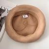 Women S Vintage Versatile Korean Style Small Face Mushroom Beret Hat Customizable